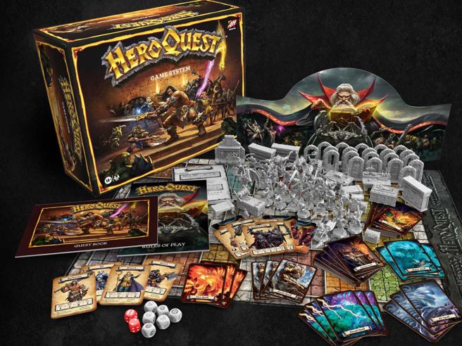 HeroQuest-Inside the box